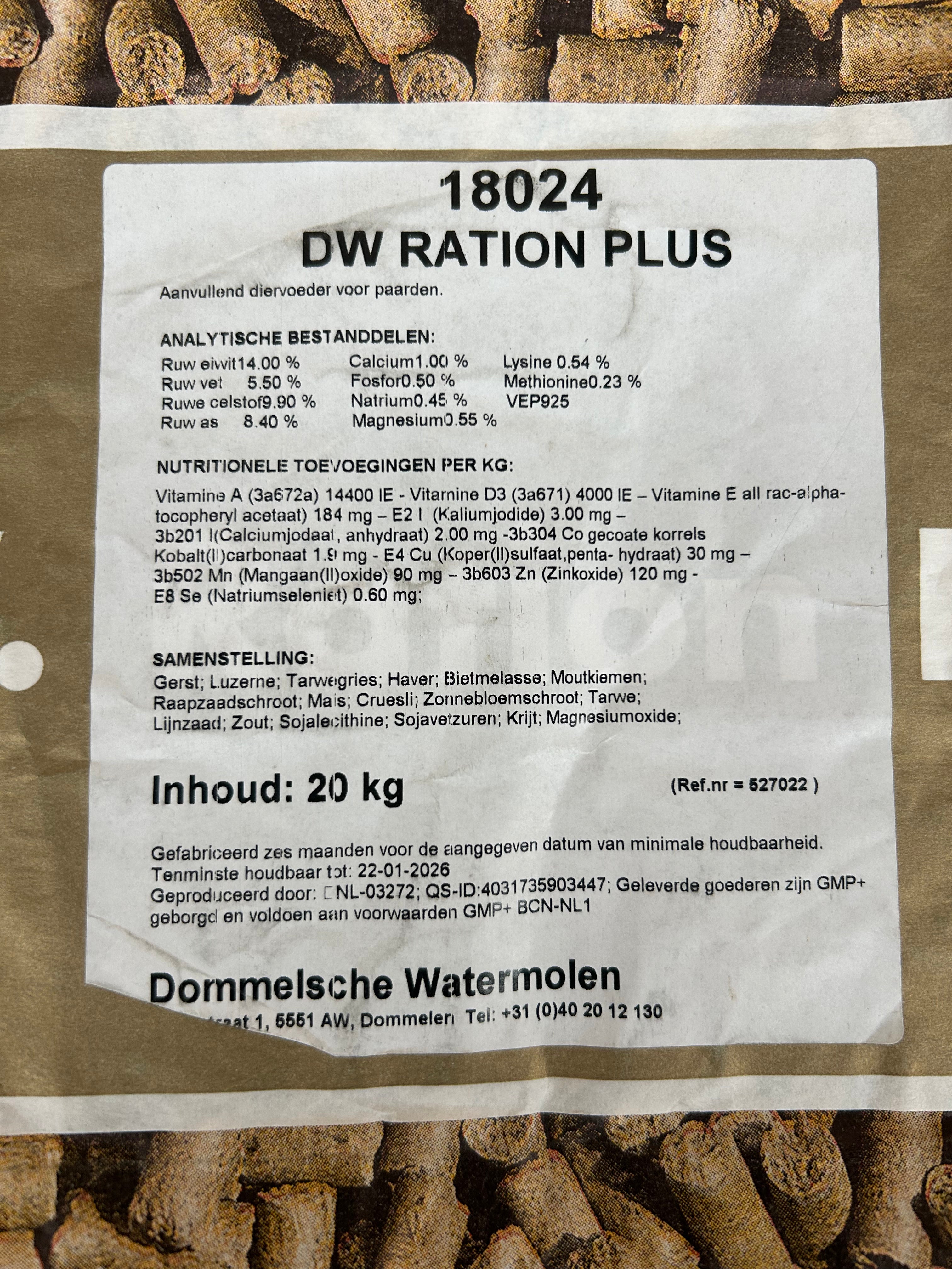 DW Ration Plus 20 kg