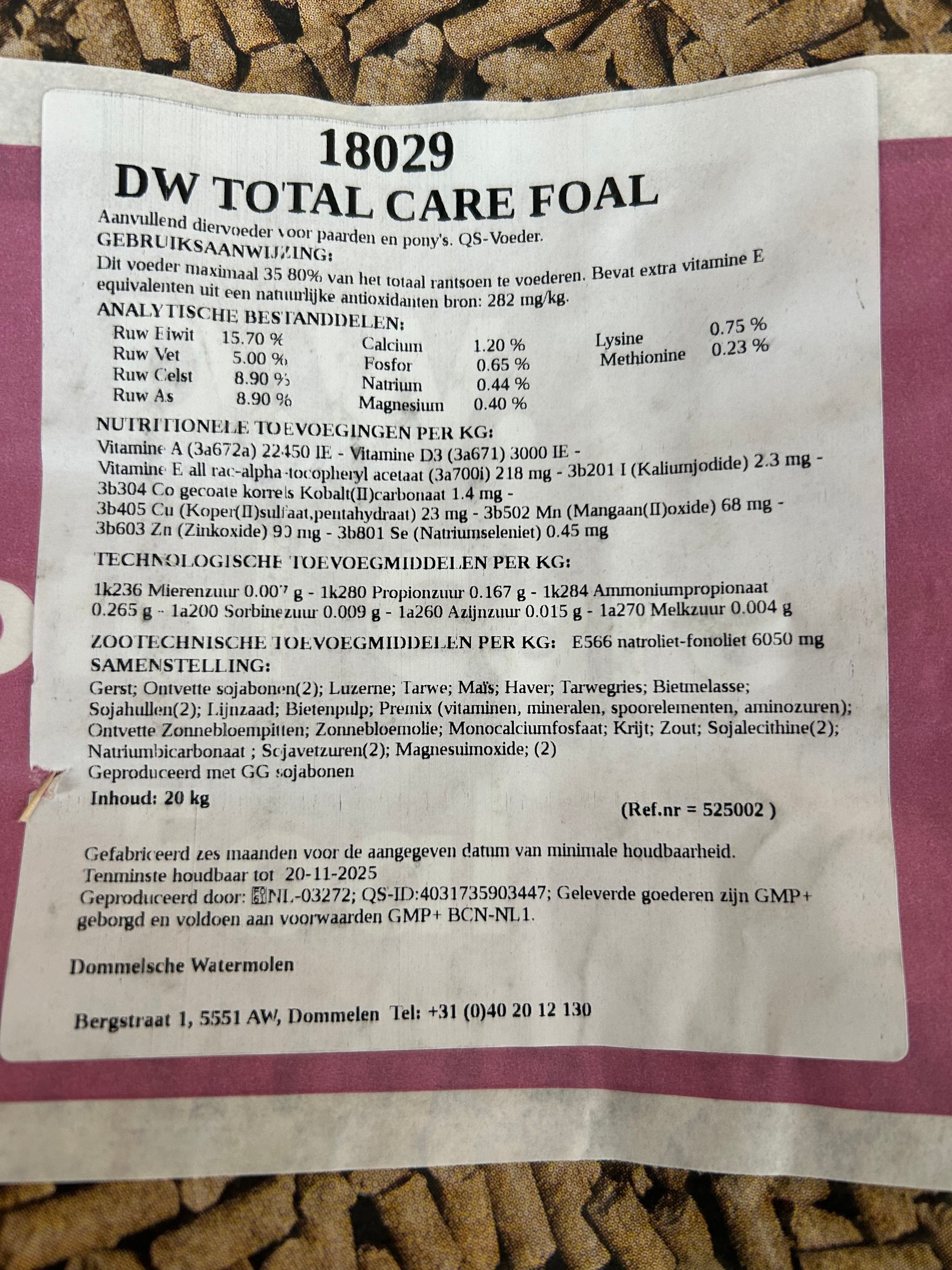 DW Total Care Foal 20 kg