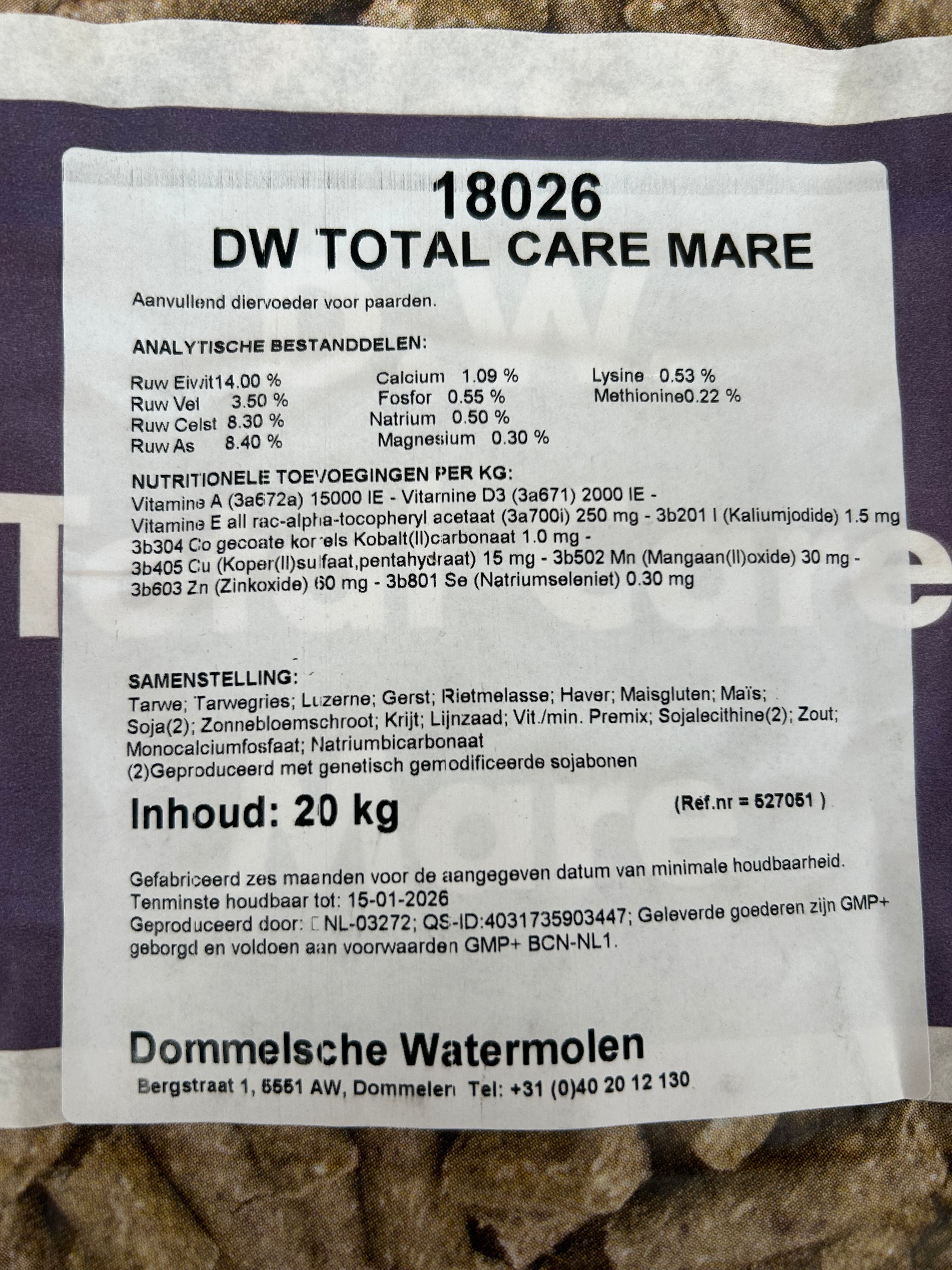 DW Total Care Mare 20 kg
